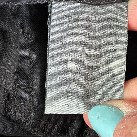 rag & bone Women's Black Speckled Skinny Jeans in Blackout Cut 7816  Size 31 - Picture 7 of 7